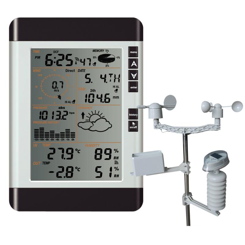 Solar Panel Weather Station with PC Interface