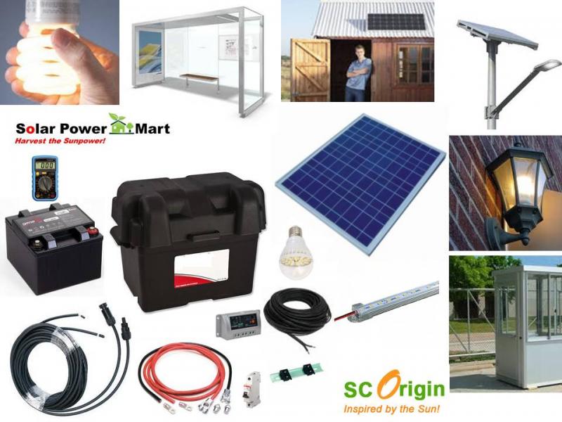 50W DIY Solar Lighting Kit 2013